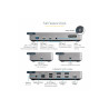 StarTech.com Docking Station de 3 Monitores 4K - Hub 5x USB - PD de 10