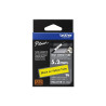 Brother HSe-611E - Negro sobre amarillo - Rollo (0,52 cm x 1,5 m) 1 ci