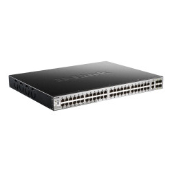 54-PORT PoE Stackable Switch 48X1G 2X10G Cu 4XSFP+ Layer 3 | APLIUM