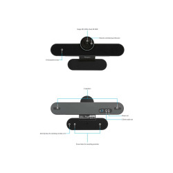 Targus - Sistema de videoconferencias - negro - power adapte | APLIUM
