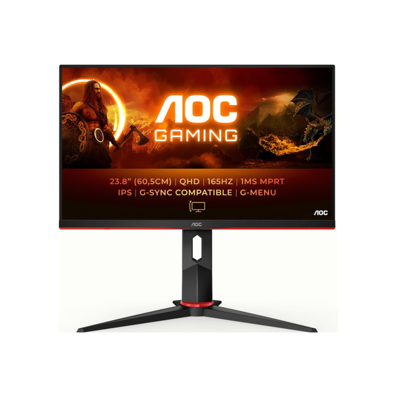 AOC Gaming Q24G2A/BK - Monitor LED - gaming - 24" (23.8" vis | APLIUM