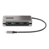 StarTech.com Adaptador Multipuertos USB-C HDMI DP - Hub USB de 3 Puert