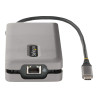 StarTech.com Adaptador Multipuertos USB-C HDMI DP - Hub USB de 3 Puert