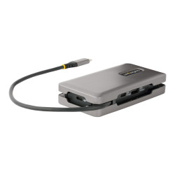 StarTech.com Adaptador Multipuertos USB-C HDMI DP - Hub USB de 3 Puert
