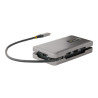 StarTech.com Adaptador Multipuertos USB-C HDMI DP - Hub USB de 3 Puert