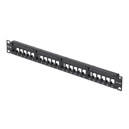 24 Port 1U Blank Keystone Patch Panel