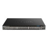 D-Link DGS 1520-52MP - Conmutador - L3 - inteligente - 44 x 10/100/100