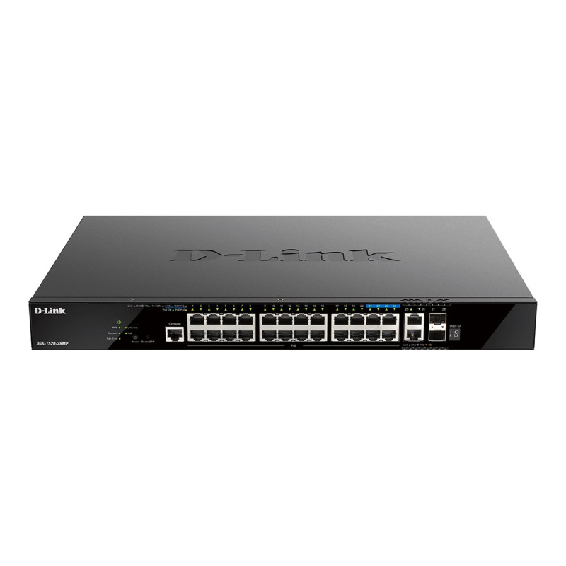 DGS-1520-28MP/E - D-Link DGS 1520-28MP - Conmutador - L3 | APLIUM