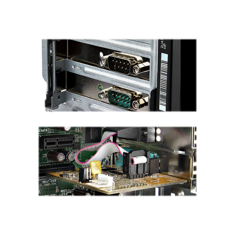 Pcie Dual Serial Port Card - 16C1050 Uart 5V/12V Status Ligh | APLIUM