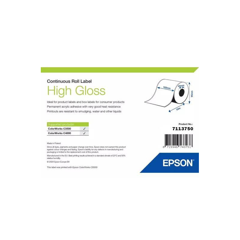 High Gloss Label - Continuous