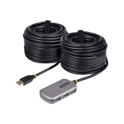 StarTech.com Cable 24m Extensor USB 2.0 de 4 Puertos - Alargador USB -