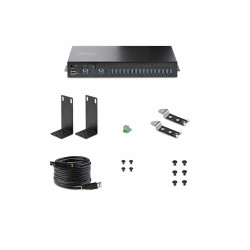 StarTech.com Hub Ladrón USB 3.0 Industrial de 16 Puertos - de Montaje