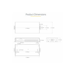 StarTech.com Hub Ladrón USB 3.0 Industrial de 16 Puertos - de Montaje