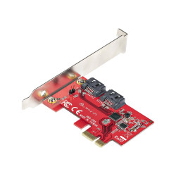 StarTech.com Tarjeta PCIe SATA - Tarjeta PCI Express Controladora de 2