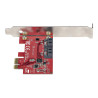 StarTech.com Tarjeta PCIe SATA - Tarjeta PCI Express Controladora de 2