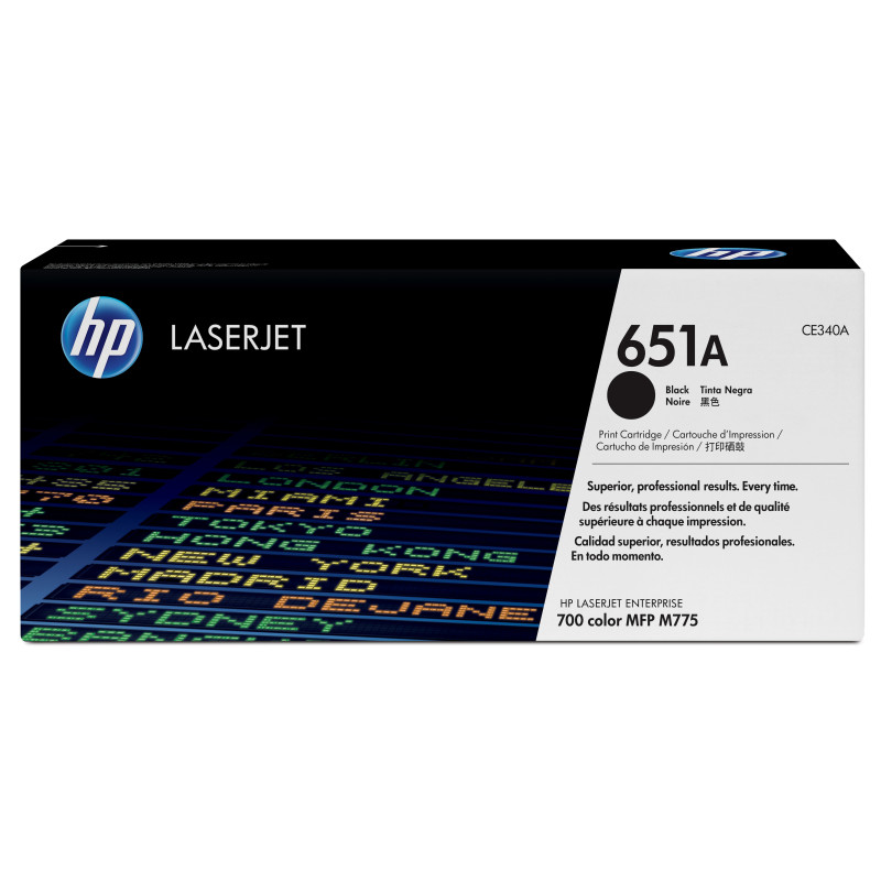 HP 651A Black LaserJet Toner Cartridge