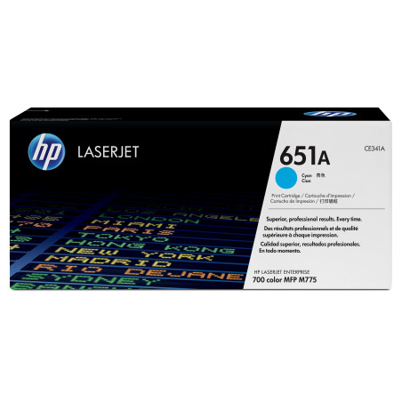 HP 651A Cyan LaserJet Toner Cartridge