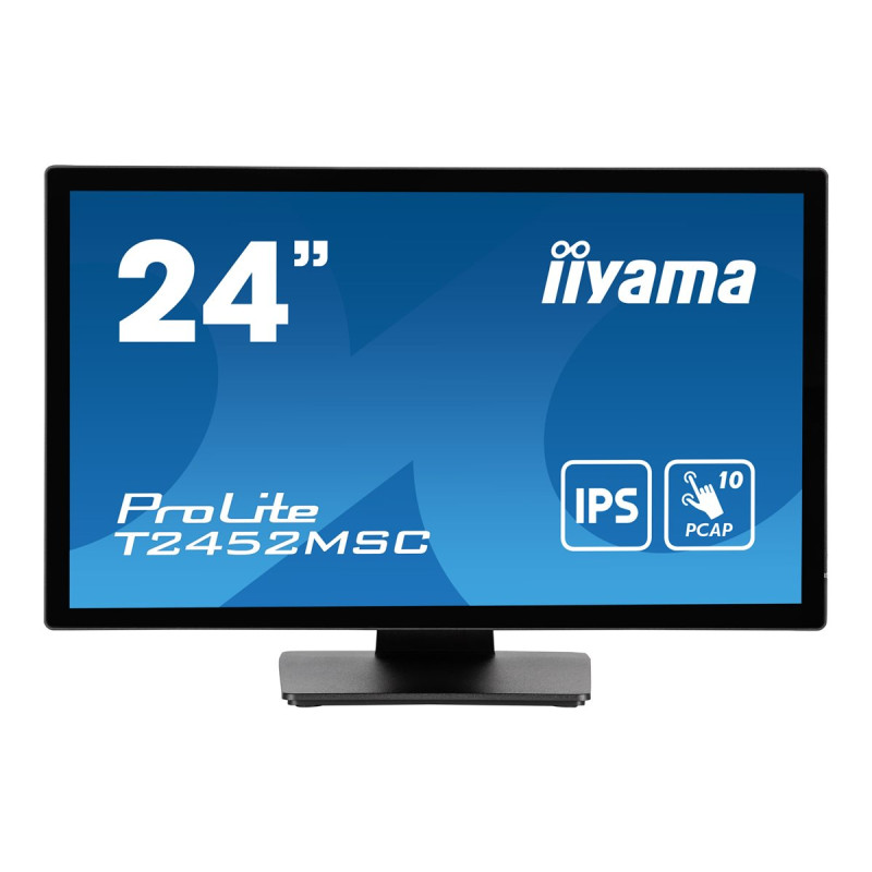 MONITOR IIYAMA 24" TACTIL CAPACITIVO T2452MSC-B1, IPS, 14 MS | APLIUM