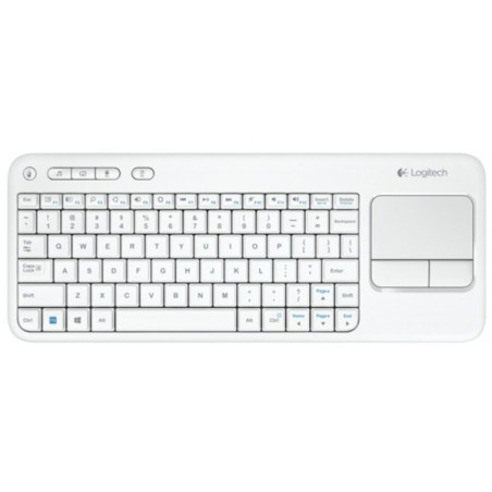 Wireless Touch Keyboard K400 white