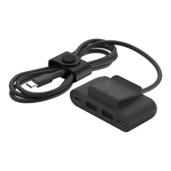 Belkin - Barra de carga - 4 conectores de salida (2 USB-C, 2 x USB) -