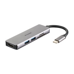 5-in-1 USB-C Hub HDMI/microSD Reader