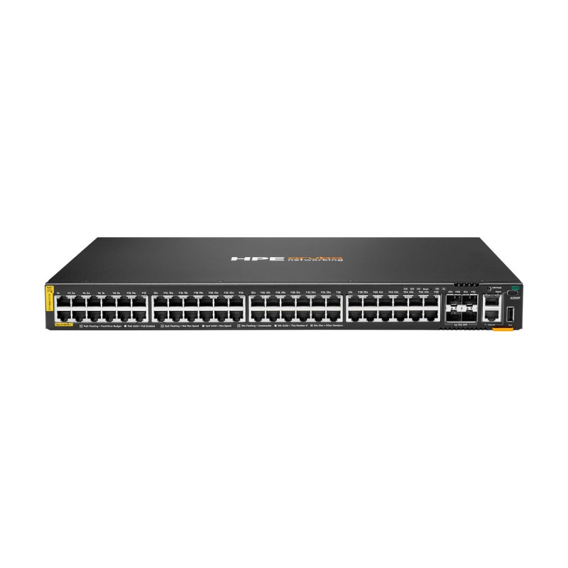 HPE Aruba Networking CX 6200F 48G Class4 PoE 4SFP+ 740W Switch - Conmu