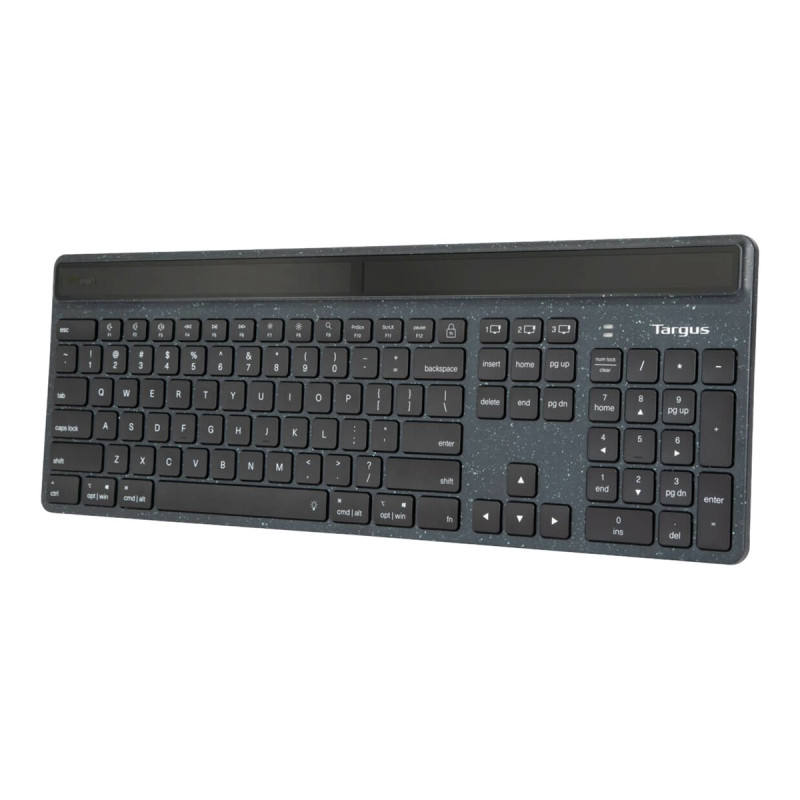 Targus EcoSmart - Teclado - captación de energía sostenible - antimicr