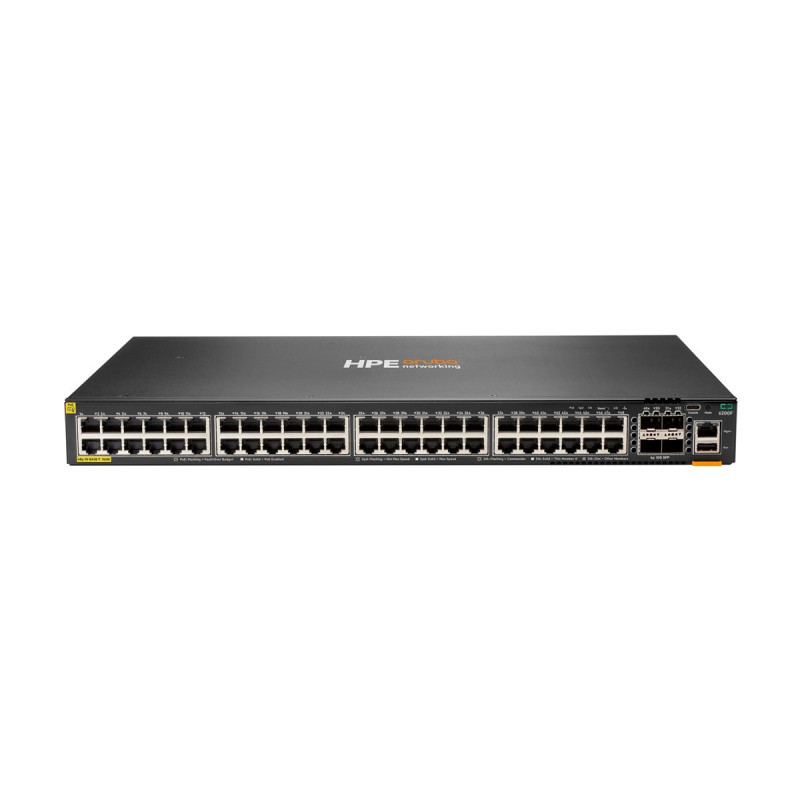 HPE Aruba Networking CX 6200F 48G Class 4 PoE 4SFP 740W Switch - Conmu