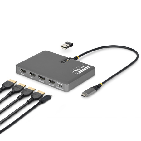 USB-C to Quad HDMI Adapter