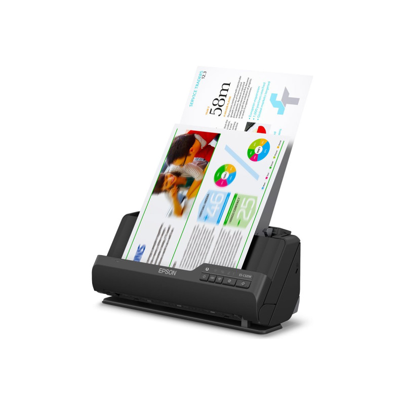Epson ES-C320W - Escáner de alimentación en hoja - a dos car | APLIUM