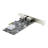 Startech Tarjeta PCI Express de Red Ethernet 2 Puertos NBASE-T 2,5G -