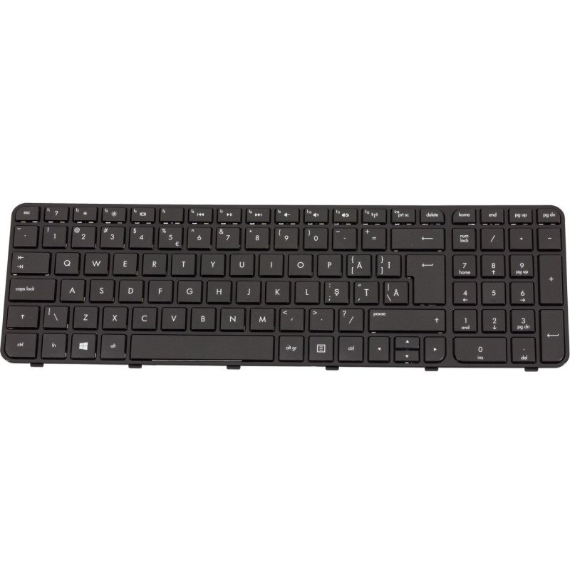 KB ISK STD BLK W8 ROM
