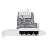 Startech Tarjeta PCI Express de Red Ethernet 4 Puertos NBASE-T 2,5G -