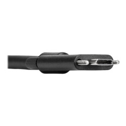 Targus - Cable USB - USB-C (M) a USB-C (M) atornillable - 1.8 m - negr
