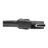 Targus - Cable USB - USB-C (M) a USB-C (M) atornillable - 1.8 m - negr