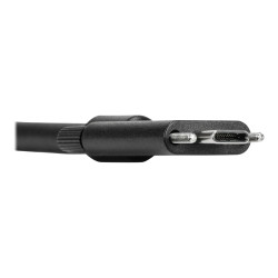 Targus - Cable USB - USB-C (M) a USB-C (M) atornillable - 1.8 m - negr