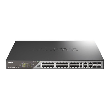 28-PORT Desktop Gigabit PoE Surveillance Switch 518W PoE | APLIUM