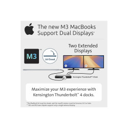 Kensington SD5760T - Estación de conexión - USB-C / USB4 / Thunderbolt
