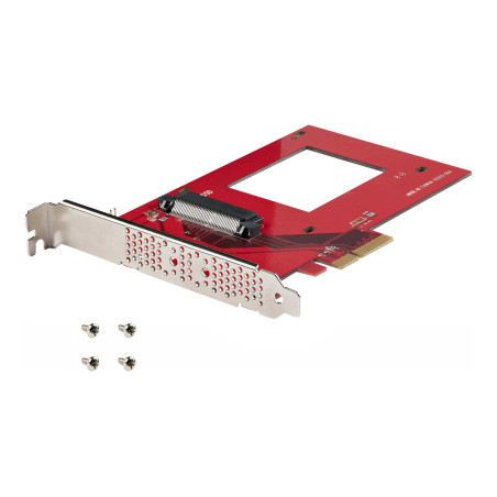 StarTech.com U.3 to PCIe Adapter Card, PCIe 4.0 x4 Adapter For 2.5" U.