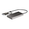 StarTech.com USB-C to Dual-HDMI Adapter, USB-C or A to 2x HDMI, 4K 60H
