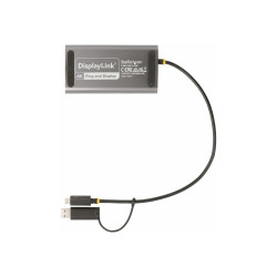 StarTech.com USB-C to Dual-HDMI Adapter, USB-C or A to 2x HDMI, 4K 60H