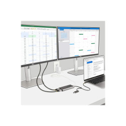StarTech.com USB-C to Dual-HDMI Adapter, USB-C or A to 2x HDMI, 4K 60H