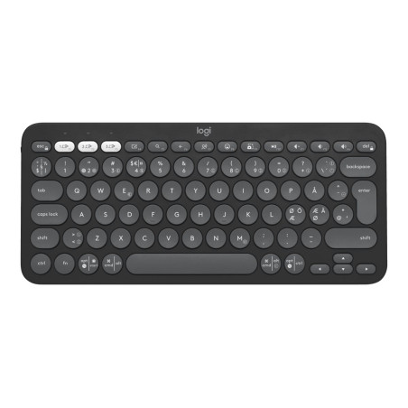Logitech Pebble Keys 2 K380s - Teclado - inalámbrico - Bluetooth LE -