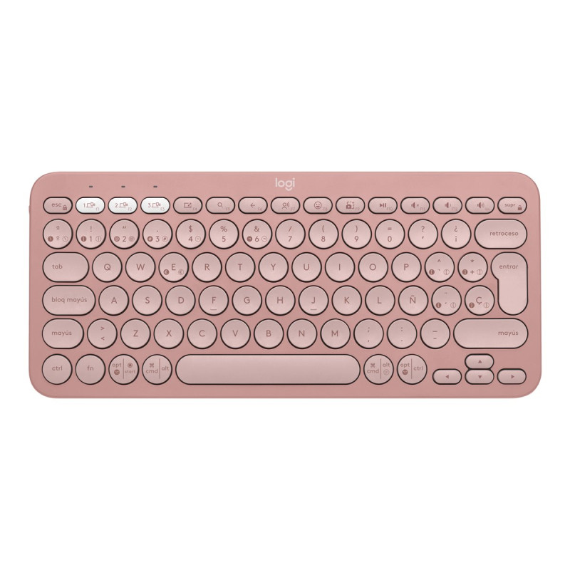 Logitech Pebble Keys 2 K380s - Teclado - inalámbrico - Bluetooth LE -