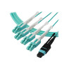 3M MTP/MPO 8 X Lc 40G OM3 Multi Mode Aqua Plenum Pull | APLIUM