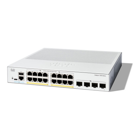 Cisco Catalyst 1300-16P-4X - Conmutador - L3 - Gestionado - 16 x 10/10