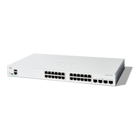 Cisco Catalyst 1300-24T-4X - Conmutador - L3 - Gestionado - 24 x 10/10