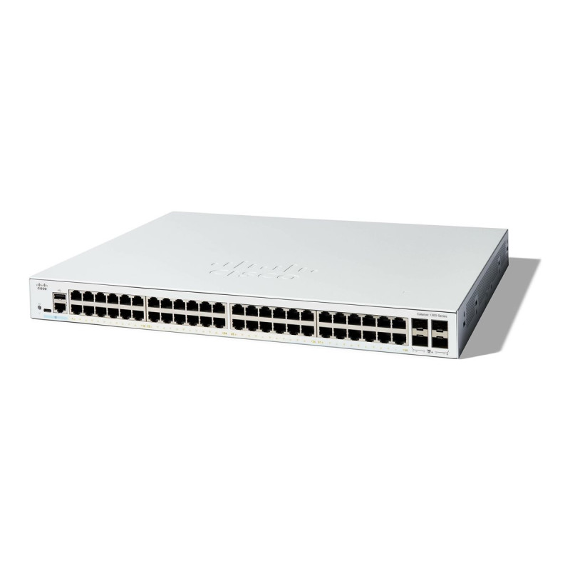 Cisco Catalyst 1300-48T-4X - Conmutador - L3 - Gestionado - 48 x 10/10