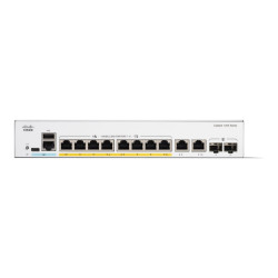 Conmutador - L3 - inteligente - 8 x 10/100/1000 (PoE+) + 2 x combo Gig