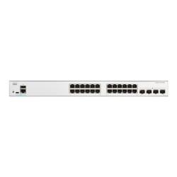 Cisco Catalyst 1200-24T-4G - Conmutador - L3 - inteligente - 24 x 10/1